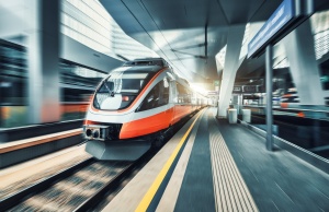 Lightweight train components reinforced with recyclable PET foam core for improved energy efficiency and durability